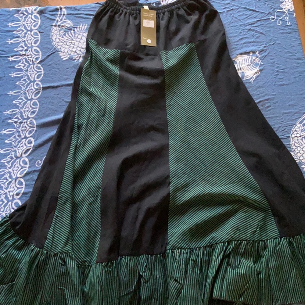 Fair trade Avatar Clothing tiered maxi skirt